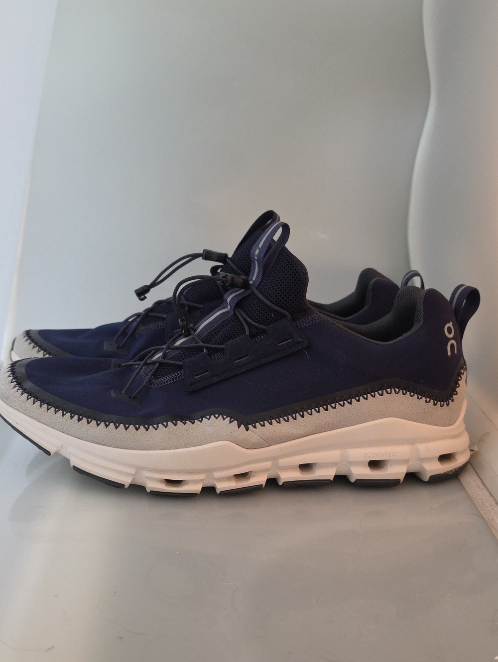 On Cloudaway Ink Running Navy and Light Gray Men's Athletic Running Shoes
